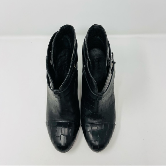 RAG AND BONE CROC EMBOSSED HARROW BOOTIES 39.5 - Picture 6 of 12